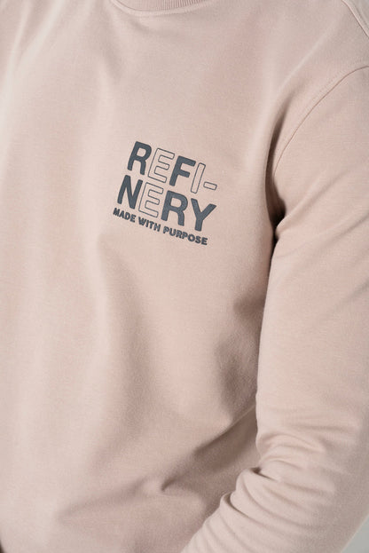 Statement Sweat Top Taupe