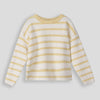 Girls Striped Jumper Yellow