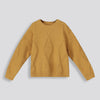 Girls Cable Jumper Ochre