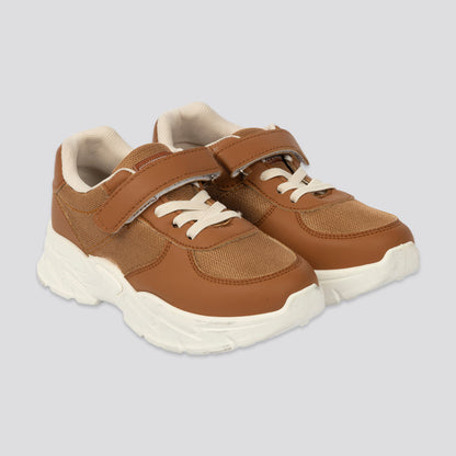 Boys Retro Sneaker Toffee