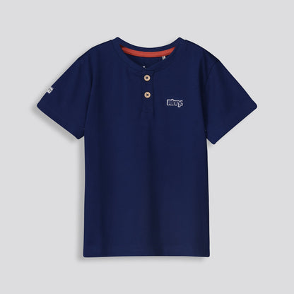 Boys Henley Tee Ink