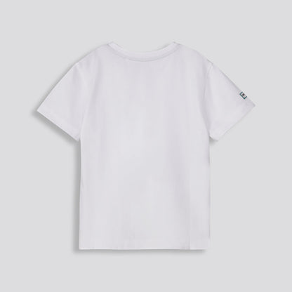 Boys Branded Tee Light Blue