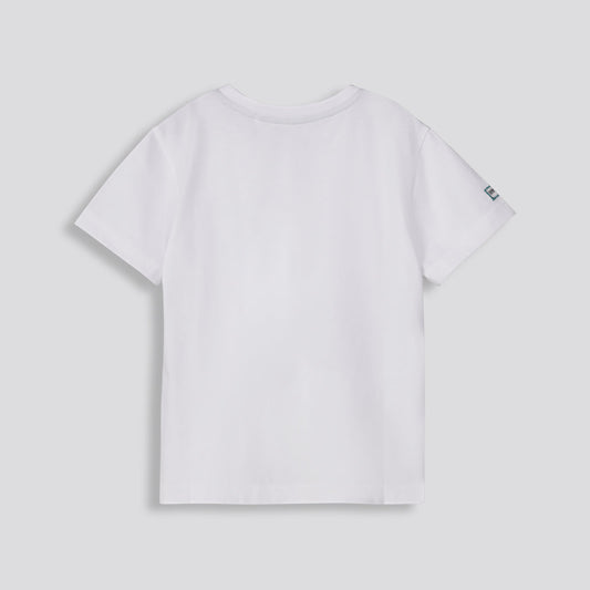 Boys Branded Tee Light Blue