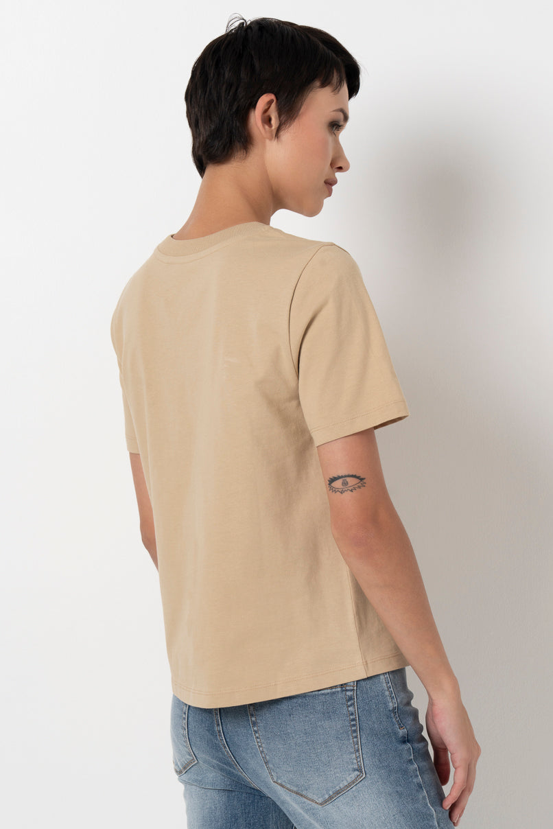 Slim Fit T-Shirt Brown