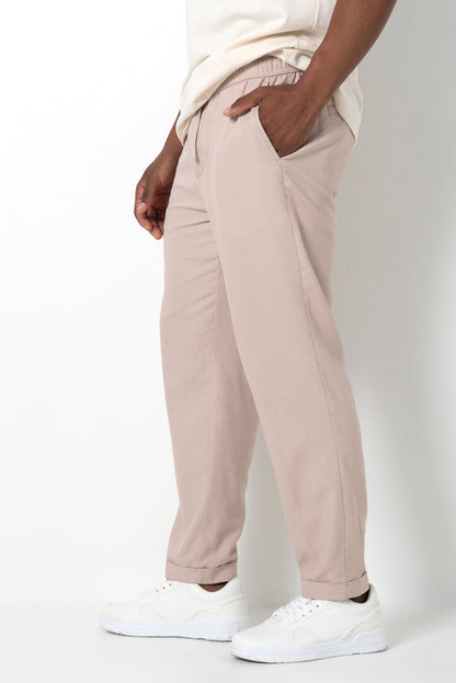 Ironed Seam Pants Mushroom