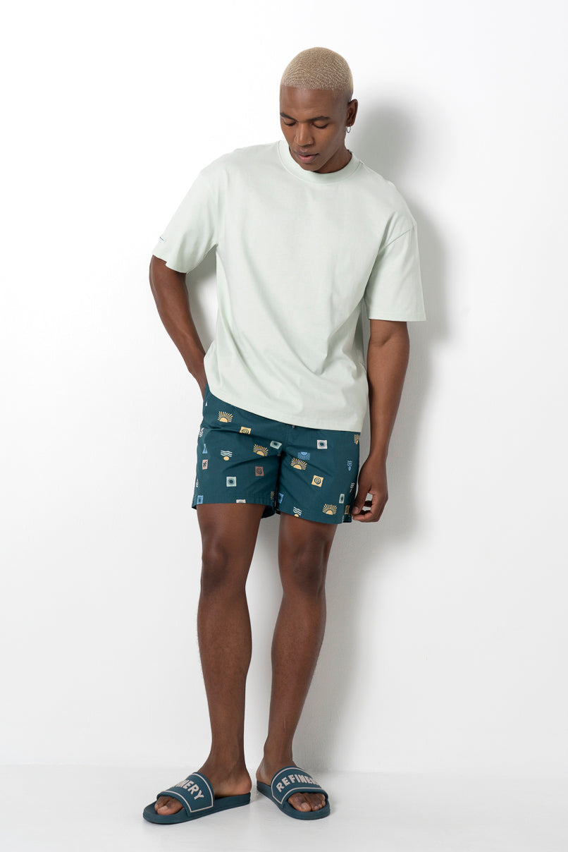 Pool Short Emerald