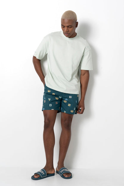 Pool Short Emerald