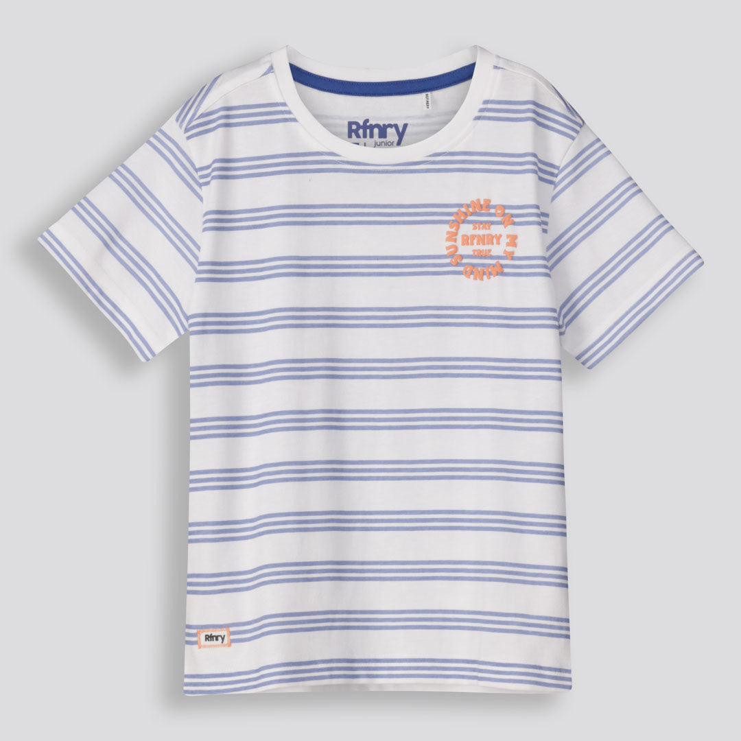 Boys Branded Tee Optic White