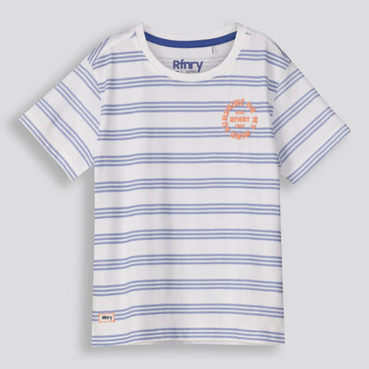 Boys Branded Tee Optic White