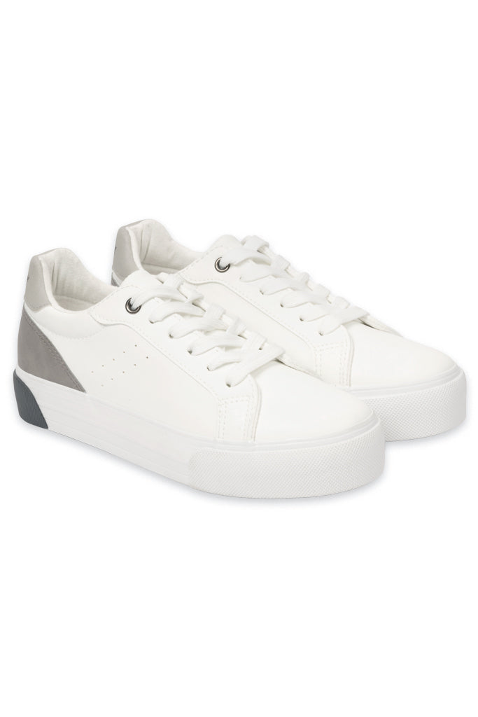 Lace Up Sneaker Grey