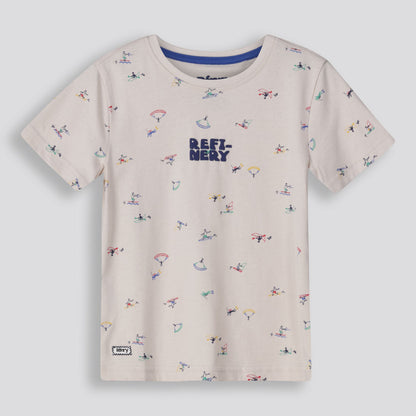 Boys Branded Tee Cement