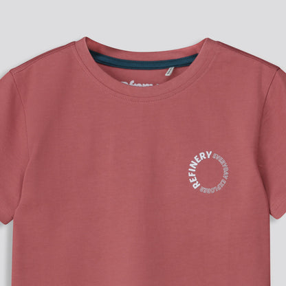 Boys Branded Tee Light Blue