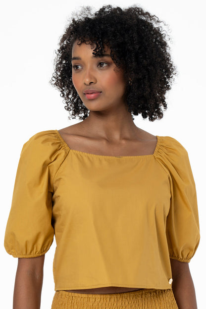 Puff Sleeve Top Amber