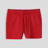 Girls Track Shorts Red
