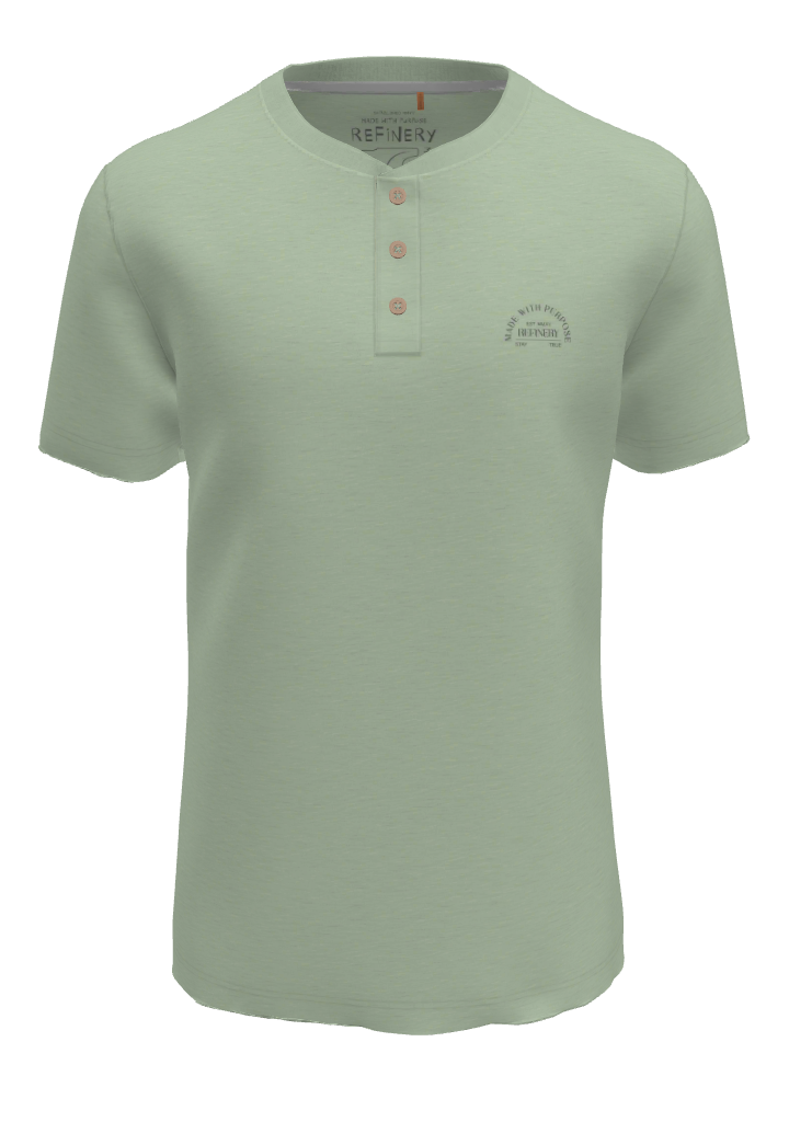 Henley T-Shirt Sage