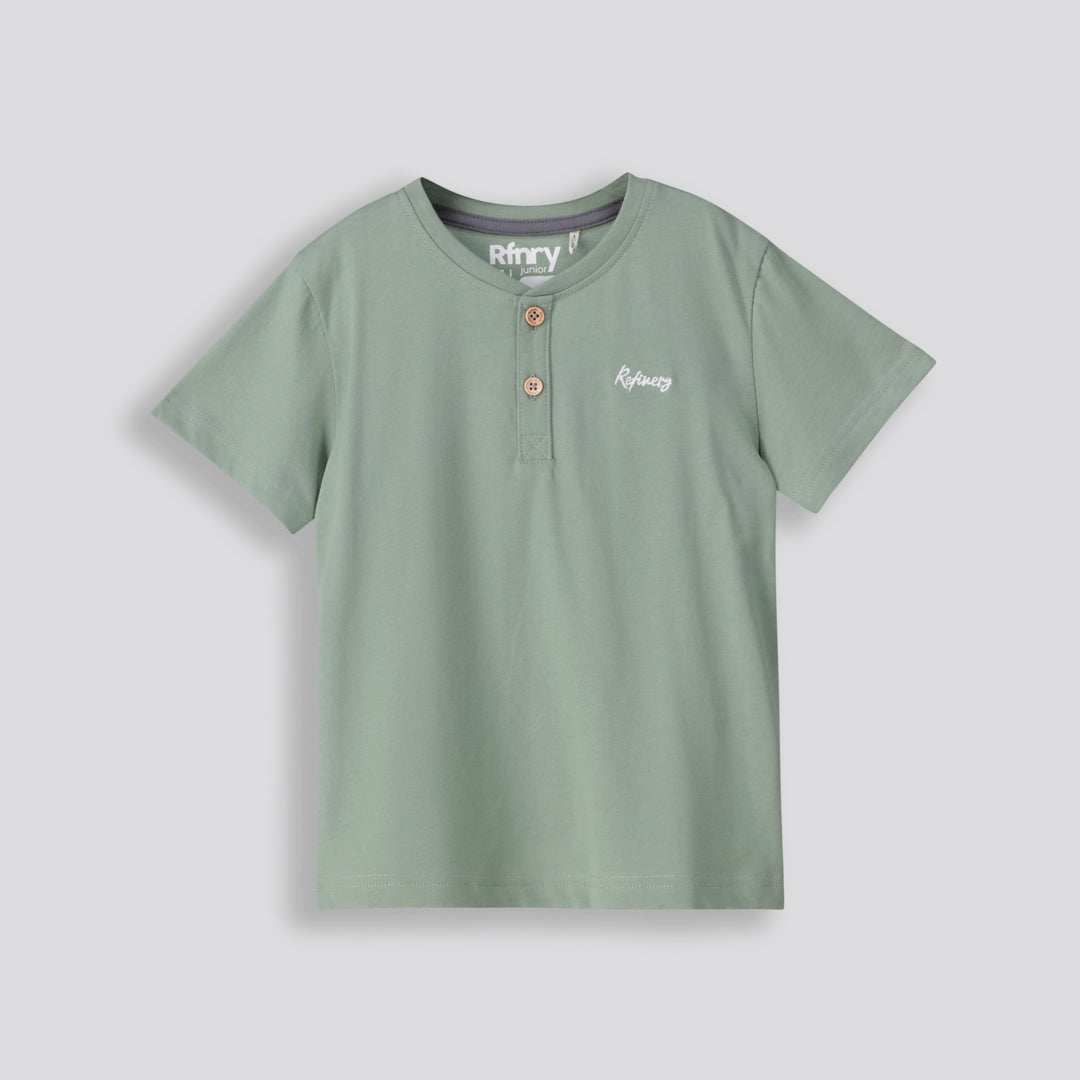 Boys Henley Tee Fatigue
