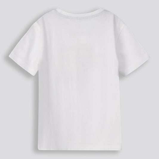 Boys Branded Tee Optic White