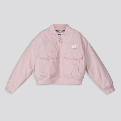 Girls Bomber Jacket Light Pink