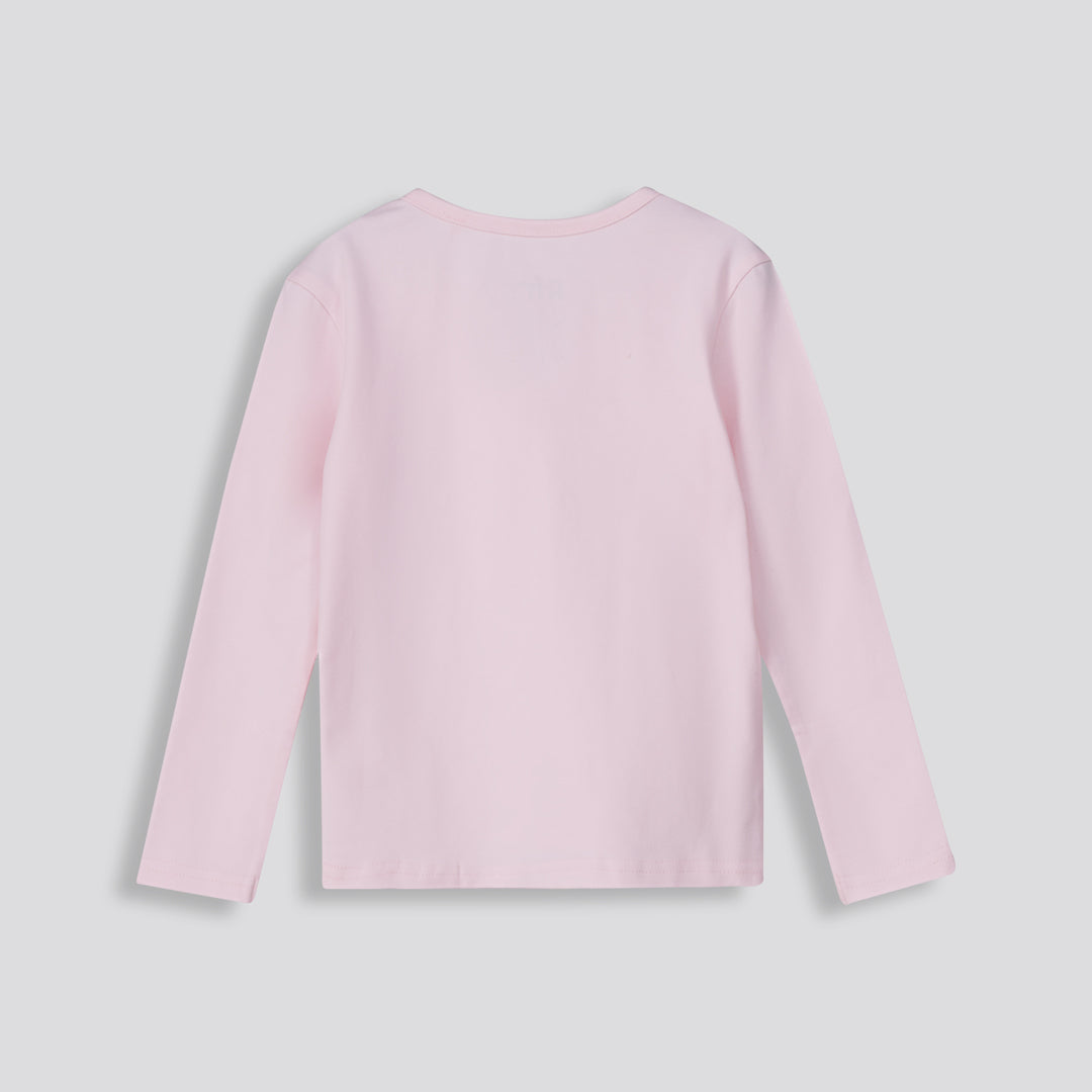 Girls Long Sleeve Tee Pink