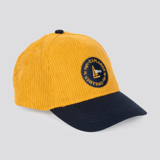 Boys Corduroy Baseball Ochre