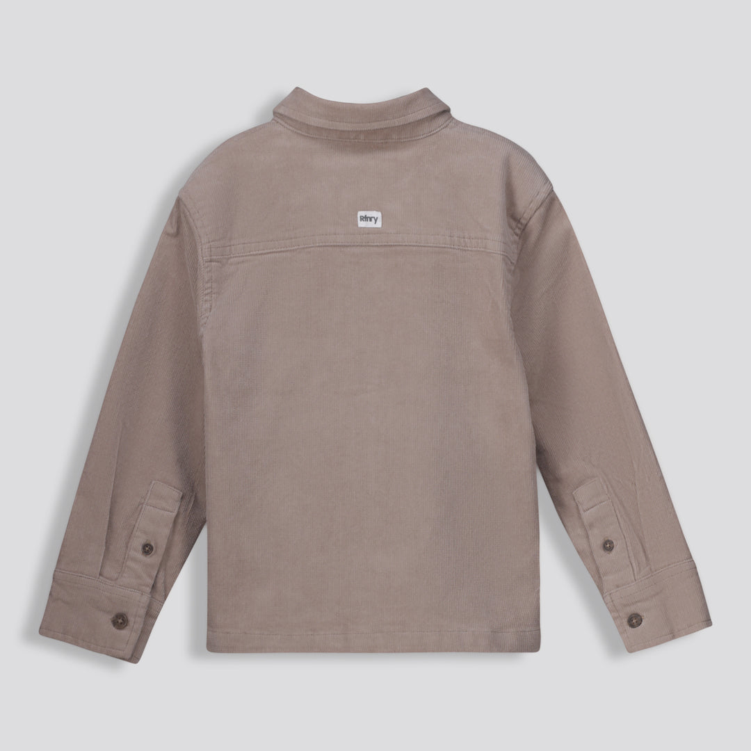 Boys Corduroy Shirt Taupe