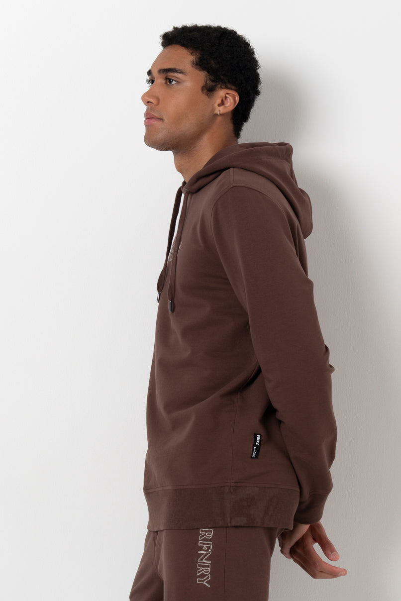Statement Hoodie Chocolate