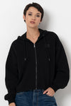 Premium Zip Up Hoodie Black