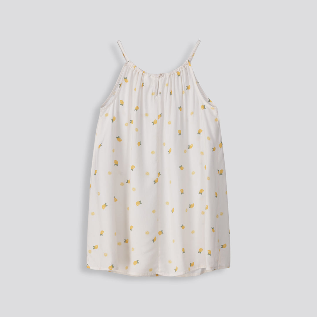 Girls Short Dress Stone