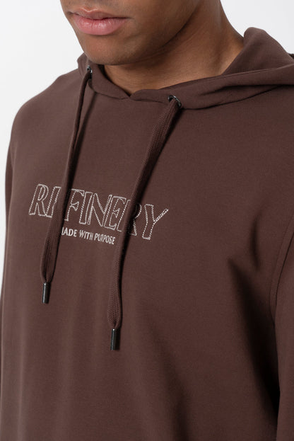 Statement Hoodie Chocolate