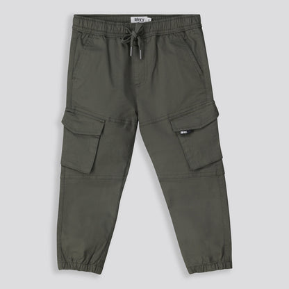 Boys Cargo Pants Black