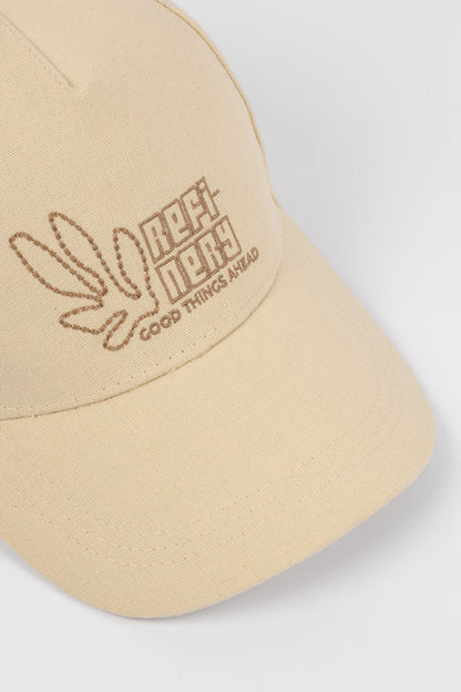 Linen Blend Cap Natural