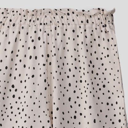Girls Printed Pants Stone