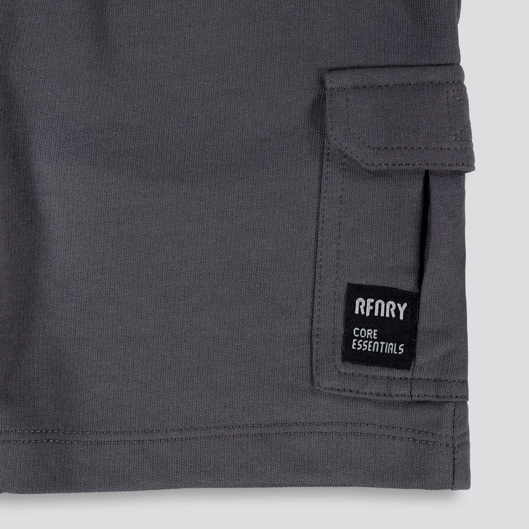 Boys Trackie Shorts Charcoal