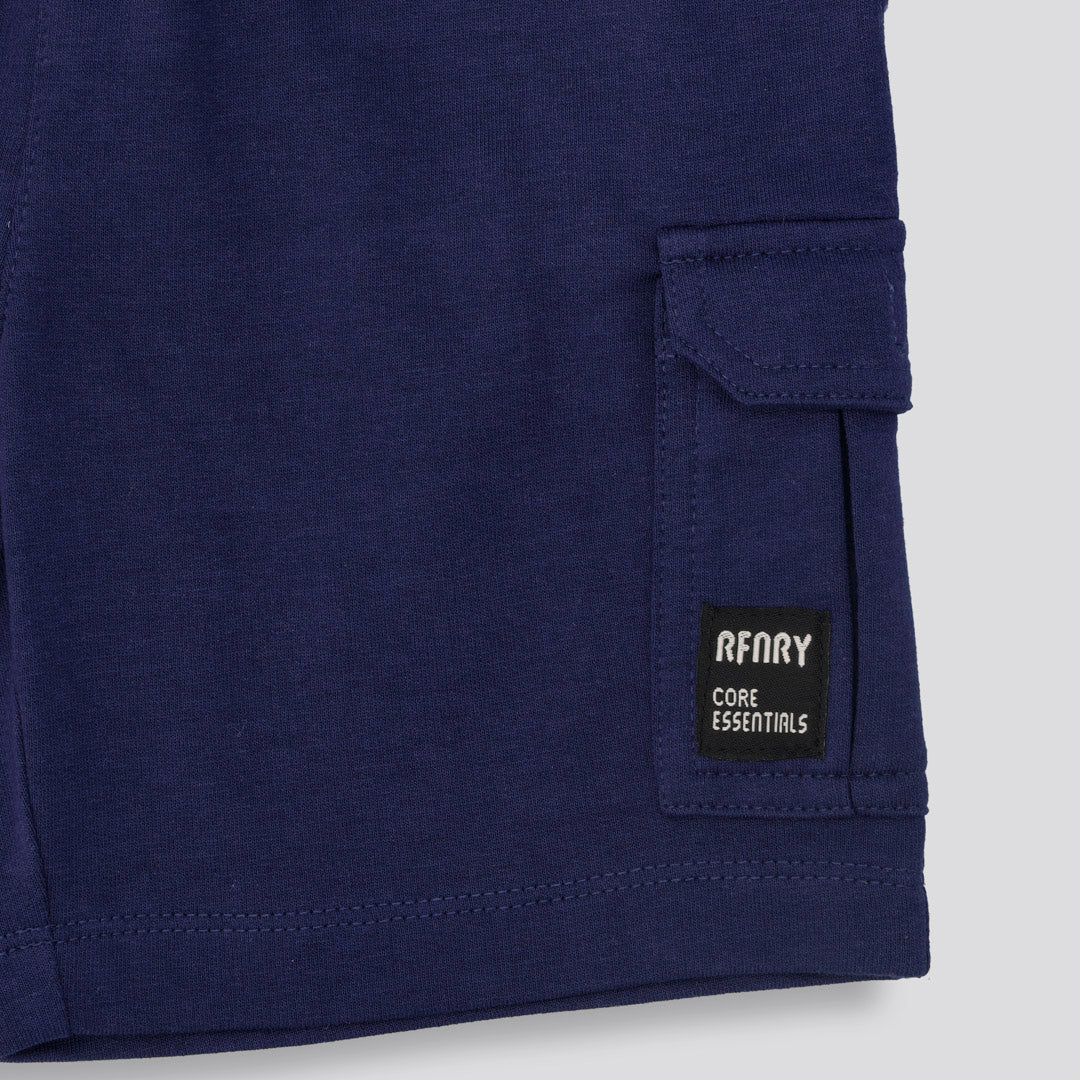 Boys Trackie Shorts Navy