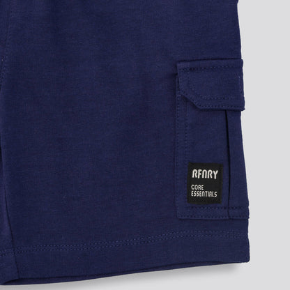 Boys Trackie Shorts Navy
