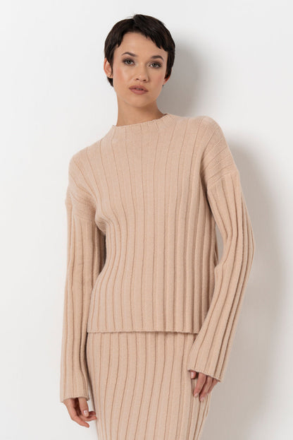 Hi-Neck Jumper Stone