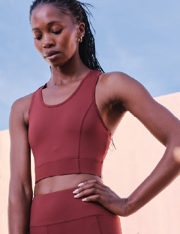 SCOOP NECK STRAPPY BRALETTE