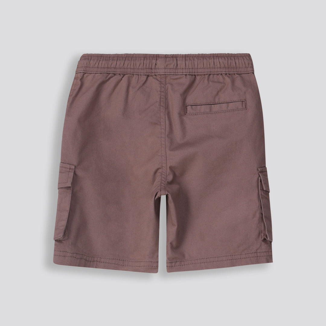 Boys Cargo Shorts Brown