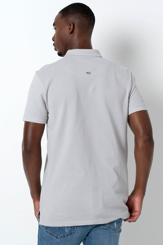 Pique Golfer Light Grey