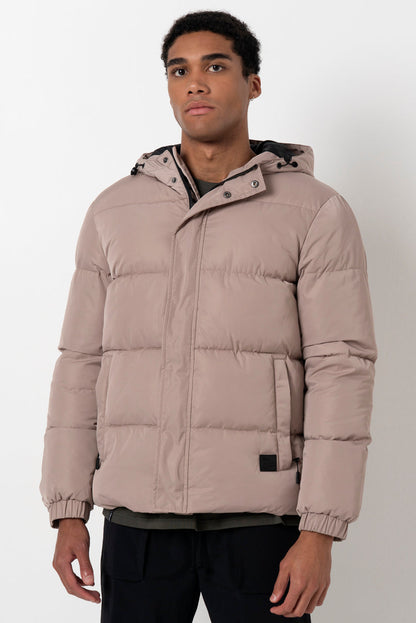Puffer Jacket Taupe