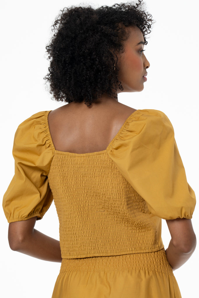 Puff Sleeve Top Amber