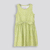 Girls Tank Dress Green