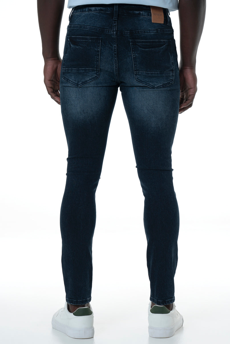 Rf10 Ripped Super Skinny Jeans Dark Wash