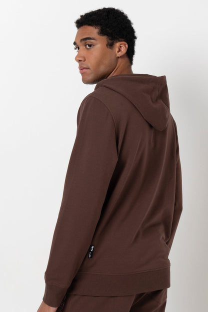 Statement Hoodie Chocolate