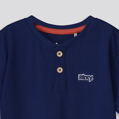 Boys Henley Tee Ink