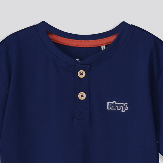 Boys Henley Tee Ink