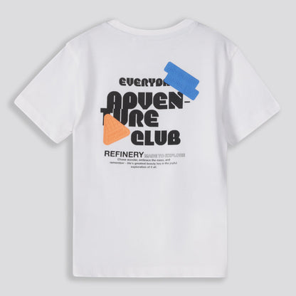 Boys Statement Tee Optic White