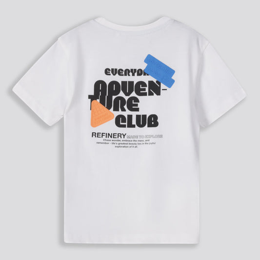 Boys Statement Tee Optic White