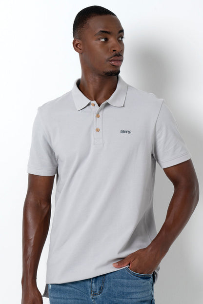 Pique Golfer Light Grey