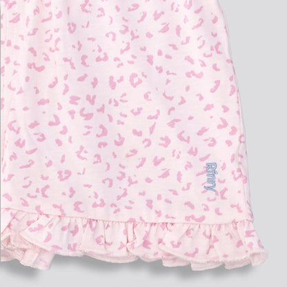 Girls Frill Edge Shorts Light Pink